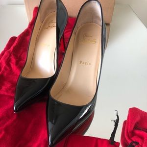 Christian Louboutin Pigalle patent leather pumps